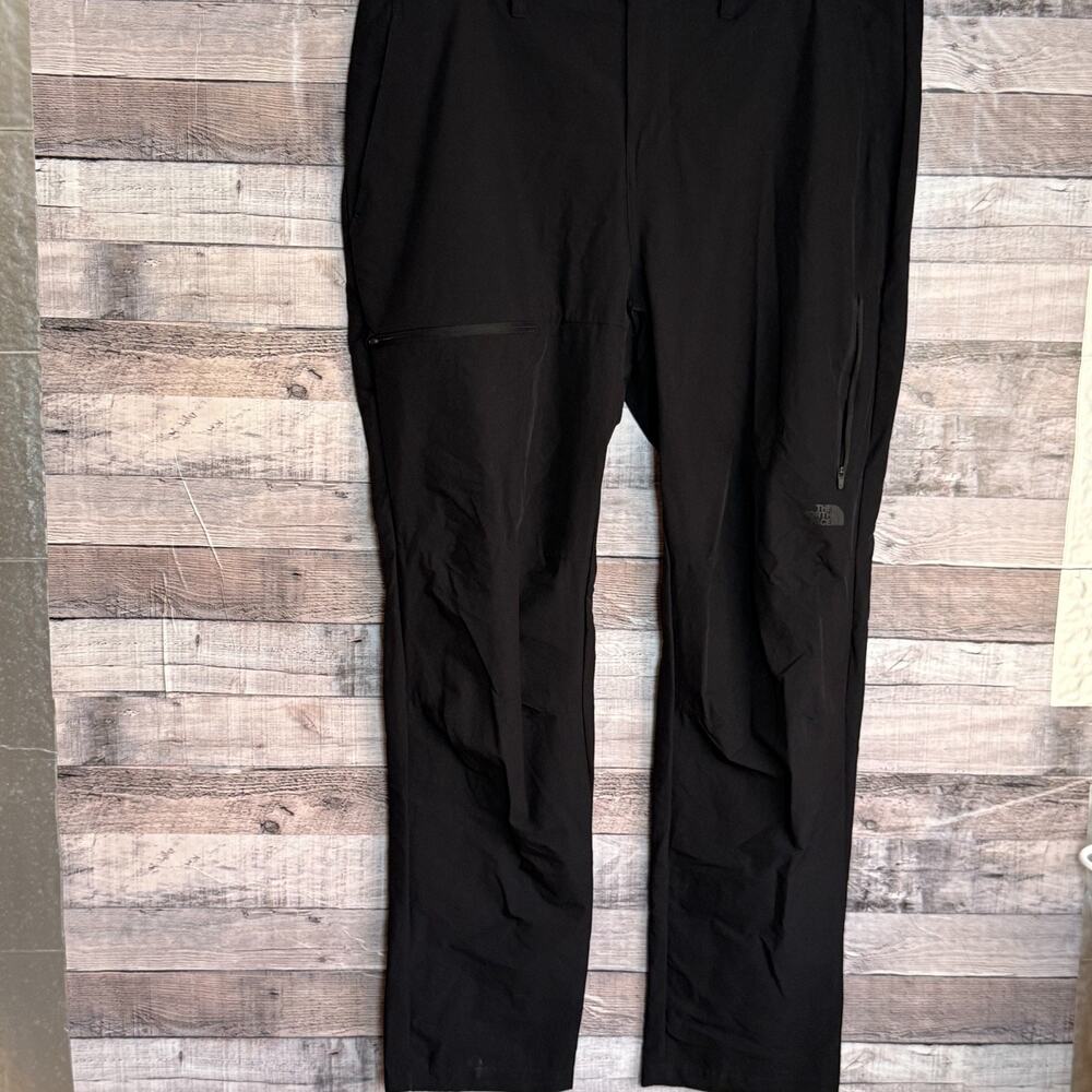 THE NORTH FACE Hiking Trail Basin Pants Mens 38x30 Black GORPCORE Cargo